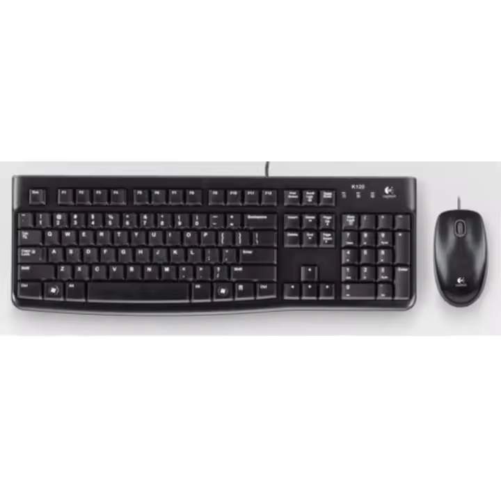 COMBO TECLADO RATON LOGITECH MK120 PORTUGUES LAYOUT NEGRO - 1