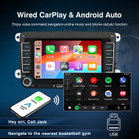 Radio De Coche HD 7" 2 Din Con Video RDS Airplay CarPlay Android Auto Estéreo Para Volkswagen Seat Skoda Passat Golf Polo - details 2