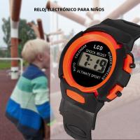 Reloj Deportivo Para Niños Con Correa De Silicona Y Pantalla LED Reloj Digital Para Niñas Y Niños Estudiantes Resistentes Al Agua - details 4