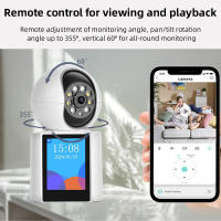 Cámara IP FUERS 1080P WIFI Con Pantalla De 2.8 Pulgadas Monitor De Bebé Cámara CCTV Inteligente Auto Traccióndoble Lente De 3.6mm Para Hogar Inteligente - details 6