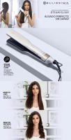 Bellissima Steam Elixir - Plancha de Pelo con Vapor, Alisado Profesional en una Pasada, Tecnología Steam Active Care™, Revestimiento Cerámico con Aceite de Argán, 4 Temperaturas y Calentamiento Rápido - details 0