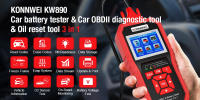 KONNWEI KW870 KW880 KW890 Analizador De Batería De Coche 12V Herramienta Diagnóstica 3 En 1 OBD2 Escáner Lector De Códigos Compatible Con Varios Modelos De Coche - details 2