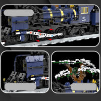 Bloques De Construcción Creativos Expertos Técnicos Ciudad Expresión De Tren Juguetes Para Niños 1052 Piezas Regalo De Cumpleaños Y Navidad - details 1