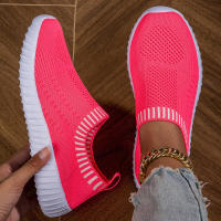 Zapatillas De Mujer Transpirables De Tejido Ligero Y Malla Para Exterior Con Cordones Casual Zapatos De Piso Bajo Estilo Étnico - details 7