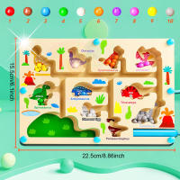 Juegos De Aprendizaje Montessori Con Imanes Para Niños Actividades De Desarrollo Motor Fine Con Conteo Y Colores Madera Laberinto Para Bebés - details 5