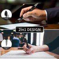 5pcs De Bolígrafos De Punto De Bola Metálicos Para Escríbir Y Toque De Pantalla Ideal Para Diarios Y Notas Regalos Smooth Writing - details 5