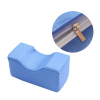 Almohada De Apoyo Para Tornillo De Tamaño Libre Y Color Azul Con Cubierta De Esponja Para Posición En La Cama Confortable - details 4