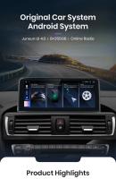 AWESAFE inalámbrico CarPlay Android Auto Radio para BMW serie 1, 2, 3, 4, F20, F21, F22, F30, F31, F32, F33, F34, F36 coche reproductor multimedia GPS 2 din autoradio volante controles RDS Bluetooth ST7708 - details 2