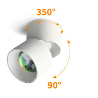 Lámpara De Techo LED Sunset Rotativa Para Fiesta Y Navidad Decoración De Ambiente Con Efecto Neón Luz De Fondo Para Habitación Material De Aluminio - details 1
