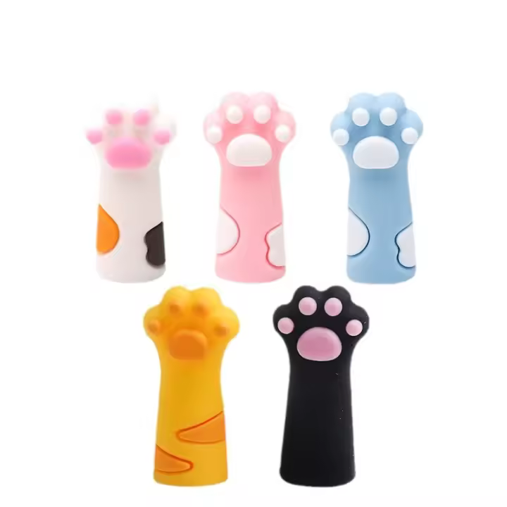 Parada De Trenzado Para Gatos 5/10/15 Colores Multi-Color Protección De Puntas De Agujas De Trenzado Y Crochet Suministros De Silicona - 1