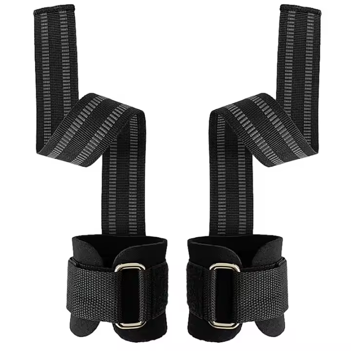 Cinturón De Soporte Para Muñecas Antideslizante Y Resistente Al Desgaste Para Gimnasio Y Fitness Cinta De Agarre Para Deadlift Con Almohadilla De Espuma Para Adultos - 1