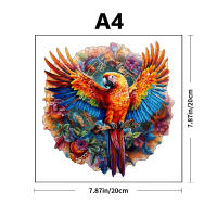 Puzzle De Madera De Colibrí Bonito Decoración Perfecta Para El Hogar Y Regalos De Vacaciones Puzzle Creativo Para Adultos Y Niños - details 6