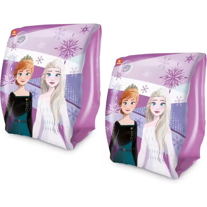 Mondo Brazaletes - Inflables Frozen Disney para Niñas 15x23 cm | Flotadores de Brazo con Elsa y Anna para Piscina, Playa y Juegos Acuáticos | Manguitos de Seguridad para Aprender a Nadar - 1