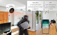 Cámara De Seguridad IP Wifi 2.8mm CCTV Doméstico Con Audio Bidireccional Protección De Seguridad Cámara Hi CamHipro Wi-Fi Cam - details 7