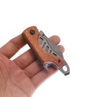Cuchillo De Bolsillo EDC De Acero Inoxidable 5.6'' Portátil Para Camping Cuchillo Tacítico Con Abrebotellas Y Llavero - details 3