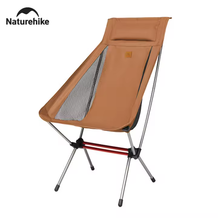 Silla De Camping Naturehike Silla De Luna Con Espalda Alta Ultraligera Plegable Portátil Soporte De Carga De 120Kg Silla De Rock Para Viajes Y Pesca Al Aire Libre - 1