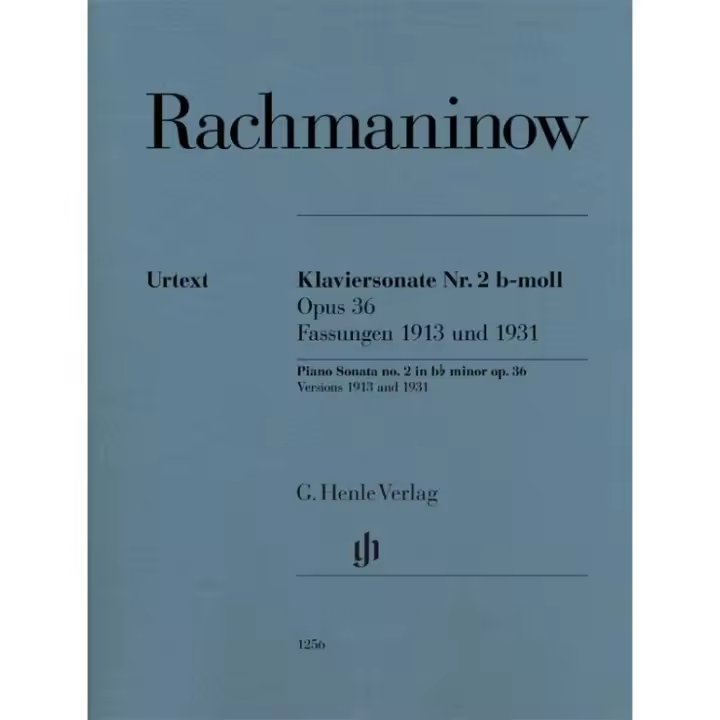 RACHMANINOFF S. - SONATA Nº 2 SI m OP.36 (VERSION 1913 Y1931) URTEXT - 1