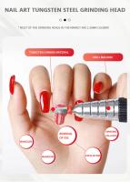 HYTOOS Broca De Carburo En Forma De Cono Para Limpiar Cutículas Y Eliminar Base De Gel Accesorio Para Manicura Eléctrica 3/32 - details 6