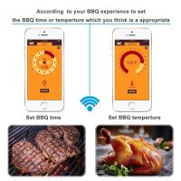 Termómetro De Carne Inalámbrico Para Horno Asador Barbacoa Cebollero Rotisserie Digital Inteligente Bluetooth Accesorio De BBQ - details 3