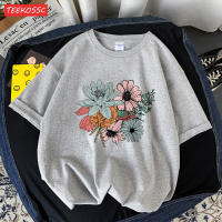 Camiseta De Hombre Con Estampado De Flores En Primavera Camiseta Gráfica Divertida De Alta Calidad Para Exterior Camisetas Casuales De Algodón Manga Corta Para Verano - details 25