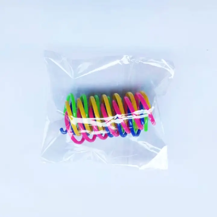 Juguete Interactivo Para Gatos Con Resorte En Forma De Espiral Colorido Juguete De Muelles Para Gatos Juguetes Para Mascotas - 1
