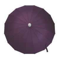Paraguas largo grande de 16 varillas con funda protectora antigoteo, estructura de fibra, antiviento y automático de 68 cm paraguas antigoteo liso unisex paraguas práctico y funcional - details 5