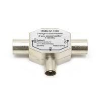 Banner - Divisor coaxial en T macho