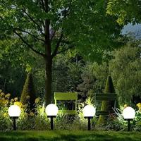 Lámpara De Jardín Solar LED Impermeable Estilo Chino Simple Iluminación Para Vía Larga Villa Exterior Con Bulbo Incluido - details 3