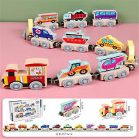 Juguetes De Madera Magnéticos Para Niños Montessori Set De Trenes De Colores Con Números Juguetes Educativos Para Niños Y Niñas Regalo De Cumpleaños O Navidad - details 12