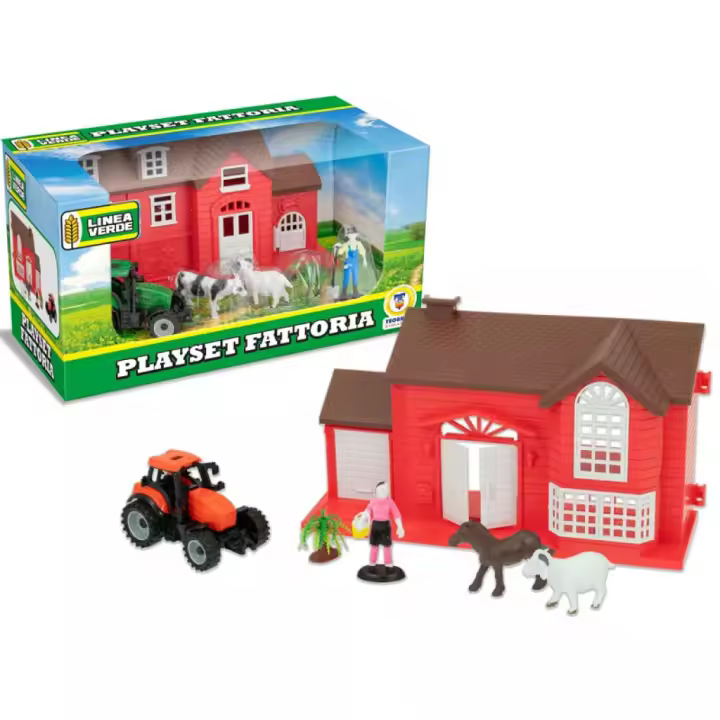 PLAYSET GRANJA CON TRACTOR PLAYSET NIÑO. - 1