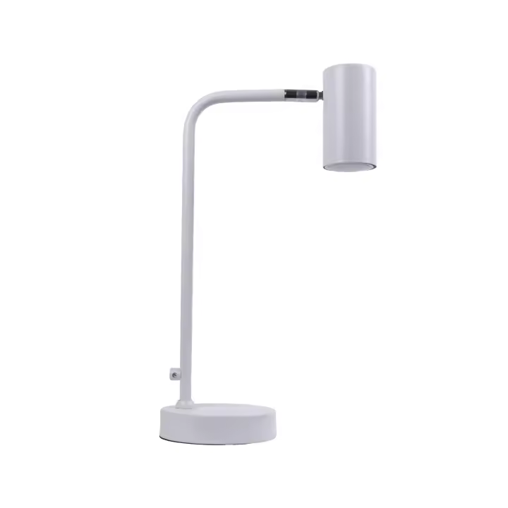LUCAS Lámpara de mesa 1xGU10 Al.38xP.23cm Blanco - 1