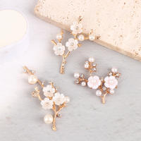 2Pcs Accesorios De Flor Y Ramas De Aleación Para Cabello Y Ropa DIY Antiguos Herramientas De Metal Velishy Origen China - details 2