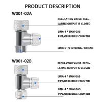 Regulador De Válvula De Agujas ZRDR Para Acuario Tubo Especial CO2 De 4*6mm Sistemas De CO2 Ajuste Fin De Dióxido De Carbono - details 1
