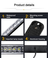 Luz De Advertencia Estroboscópica Con 6 LEDs Para Coche Y Camión 12V 24V Luz De Emergencia Intermitente Universal Para Camiones Y Camiones Remolques Lámpara De Tráfico - details 7