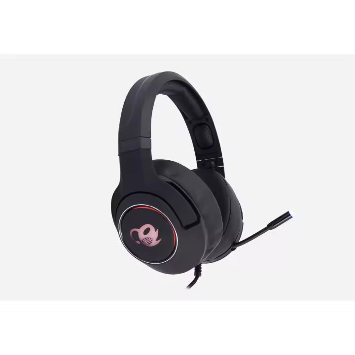 Auriculares Gaming con Micrófono e Iluminación RGB DeepGaming DeepChroma, Compatible con PC y Consolas (Incluye Cable Conversor) - 1