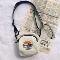 Bolso De Hombro Para Mujer Mini Tamaño Canvas Small Crossbody Bags Con Cierre De Cremallera Bolsa De Teléfono Para Diversas Occasiones - details 6