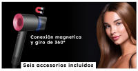 Una Nueva Generación de "Súper secador de pelo" Con 1600W de Potencia Y 5 accesorios de conector. - details 1