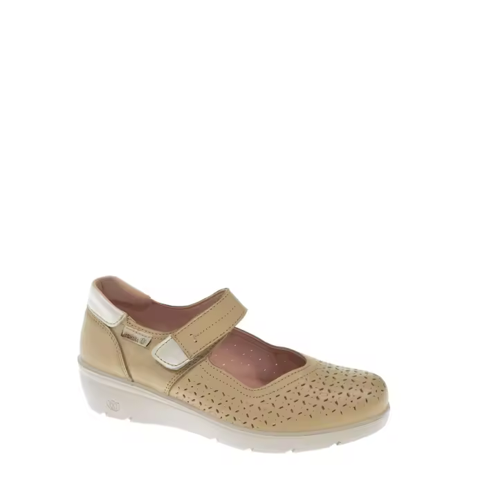 Laura Azaña Zapato Cuña en Piel Cómodo y Elegante - 1