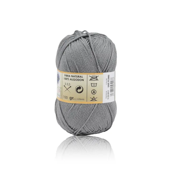 ZIMMY - Pack de Ovillos de Algodón Premium 100g y 220m - Lanas 100% Algodón Natural para Crochet y Tejido - Set de Colores Variados para Proyectos Creativos - 1