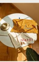 Toalla De Mano Colgante Nórdica Para Cocina Y Baño Absorbente De Velours Coral Bordada Material De Poliéster 100% - details 7