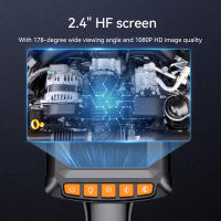 Cámara De Endoscopio Industrial 4.3" Con Lente Dual HD 1080P Inspección De Coche Cámara De Tubería Con LED IP67 Impermeable - details 12