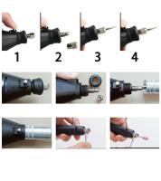 JANGKLIFE Mini Taladro Eléctrico Herramientas De Poder Kit De Herramientas Rotativas 110V 220V Para Joyería Madera Metal Gemas DIY 3000 4000 RPM - details 7