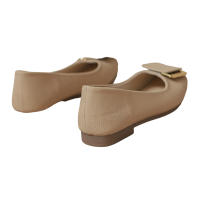 Zapatos planos de tacón bajo para mujer, calzado de bailarina, cómodo, sin cordones, para oficina, fecha, uso diario - details 0