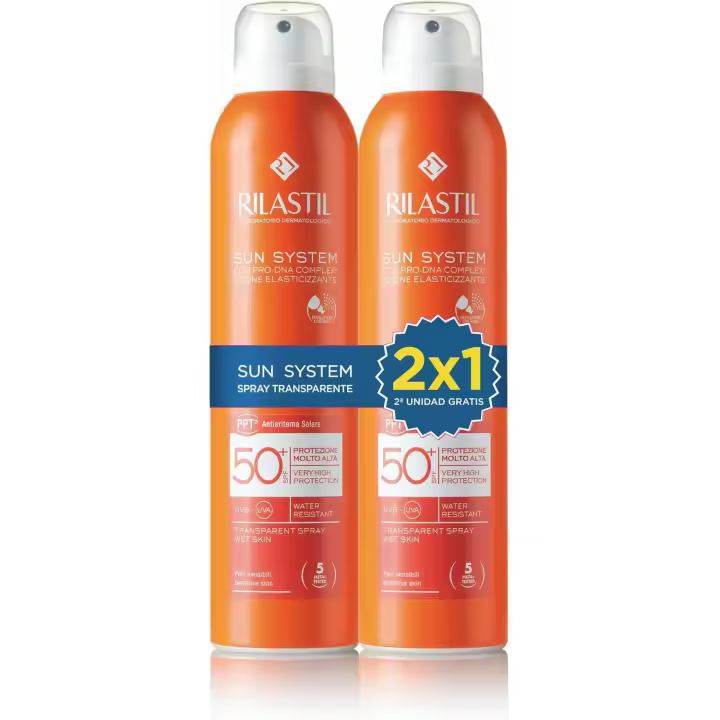 RILASTIL SUN SYSTEM DUPLO DRY TOUCH SPRAY 50% 2ªUD 200ML - 1