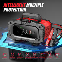 Cargador Inteligente De Batería Para Coche Y Motocicleta FOXSUR 20A/10A 12V/24V Compatible Con Lithium AGM GEL Lead-Acid LiFePO4 Set De 1 Pieza - details 6