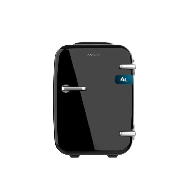 CECOTEC 02685 Mini Frigorífico Portátil 4L Habana Black: Enfría y Calienta en Coche y Caravana - 1