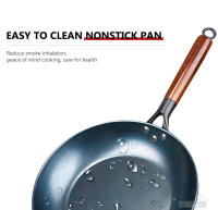 Sartén De Hierro Frying Pan Antiadherente 27/29/31cm Para Pancakes Y Carne Universal Para Fogón Y Inducción Cocina Doméstica - details 3