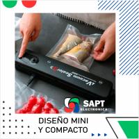 Envasadora al Vacío Automática SAPT – 220V – Conserva Alimentos 5 Veces Más – Diseño Compacto – Sellado Rápido y Eficiente – Modo Sellado y Vacío – Compatible con Bolsas Universales – Fácil de Usar y Almacenar – Ideal para Cocina y Alimentos Fresc - details 1
