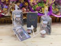 Lote de 10/15 regalos para niñas niños tarritos de Nutella con cucharita de madera y cuaderno mágico para dibujar en bolsa de regalo lazo color champan regalos para niñas niños cumpleaños comuniones bodas regalos originales para niños - details 6