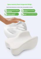 Almohada De Memoria Ortopédica De Algodón Suave Para Maternidad Con Correa Ajustable Soporte De Rodilla Y Pierna Para Dormir De Lado - details 6